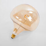 GLOBOSTAR® MAROON 99028 Λάμπα E27 BR200 LED 6W 420lm 360° AC 220-240V IP20 Ultra Θερμό Λευκό 2200K Dimmable - Soft T Spiral Filament Chip - Μελί - Μ20 x Π20 x Υ25.5cm - 3 Χρόνια Εγγύηση - Image 4