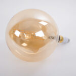 GLOBOSTAR® BULETTE 99029 Λάμπα E27 G300 LED 10W 800lm 360° AC 220-240V IP20 Ultra Θερμό Λευκό 2200K Dimmable - Long Filament Chip - Μελί - Μ30 x Π30 x Υ49cm - 3 Χρόνια Εγγύηση - Image 3