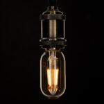 GLOBOSTAR® TUBIS 99048 Λάμπα Σωλήνας E27 T45 LED 4W 350lm 360° AC 220-240V IP20 Ultra Θερμό Λευκό 2200K Dimmable - Long Filament Chip - Μελί - Μ4.5 x Π4.5 x Υ11cm - 3 Χρόνια Εγγύηση - Image 5