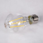 GLOBOSTAR® GLOBE 99053 Λάμπα E27 A60 LED 10W 1100lm 360° AC 220-240V IP20 Φυσικό Λευκό 4500K Dimmable - Long Filament Chip - Διάφανο - Μ6 x Π6 x Υ10.5cm - 3 Χρόνια Εγγύηση - Image 3