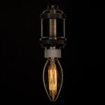 GLOBOSTAR® CANDLE 99058 Λάμπα Κεράκι E14 C35 LED 2W 140lm 360° AC 220-240V IP20 Ultra Θερμό Λευκό 2200K Dimmable - Ultra Thin Soft Spiral Filament Chip - Μελί - Μ3.5 x Π3.5 x Υ10.5cm - 3 Χρόνια Εγγύηση - Image 5