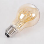 GLOBOSTAR® GLOBE 99059 Λάμπα E27 A60 LED 4W 280lm 360° AC 220-240V IP20 Ultra Θερμό Λευκό 2200K Dimmable - Ultra Thin Soft T Spiral Filament Chip - Μελί - Μ6 x Π6 x Υ10.5cm - 3 Χρόνια Εγγύηση - Image 4