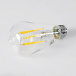 GLOBOSTAR® PEAR 99090 Λάμπα E27 ST64 LED 7W 1470lm 360° AC 220-240V IP20 Θερμό Λευκό 2700K - Long Filament Chip - Διάφανο - Μ6.4 x Π6.4 x Υ14.5cm - 3 Χρόνια Εγγύηση - Image 3