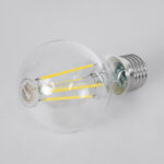 GLOBOSTAR® GLOBE 99091 Λάμπα E27 A60 LED 4W 840lm 360° AC 220-240V IP20 Φυσικό Λευκό 4500K - Long Filament Chip - Διάφανο - Μ6 x Π6 x Υ11cm - 3 Χρόνια Εγγύηση - Image 3