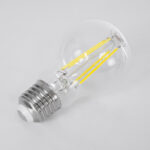 GLOBOSTAR® GLOBE 99091 Λάμπα E27 A60 LED 4W 840lm 360° AC 220-240V IP20 Φυσικό Λευκό 4500K - Long Filament Chip - Διάφανο - Μ6 x Π6 x Υ11cm - 3 Χρόνια Εγγύηση - Image 4