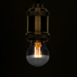 GLOBOSTAR® SPHERE 99102 Λάμπα E27 G45 LED 4W 440lm 320° AC 220-240V IP20 Θερμό Λευκό 2700K Dimmable - Filament Chip - Διάφανο με Ανεστραμμένο Καθρέπτη Νίκελ Χρώμιο - Μ4.5 x Π4.5 x Υ7.7cm - 3 Χρόνια Εγγύηση - Image 2
