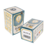 GLOBOSTAR® BUBBLE 99138 Λάμπα E27 G125 LED 4W 280lm 360° AC 220-240V IP20 Ultra Θερμό Λευκό 2200K Dimmable - Soft S Spiral Filament Chip - Μελί - Μ12.5 x Π12.5 x Υ18cm - 3 Χρόνια Εγγύηση - Image 6