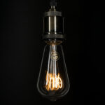 GLOBOSTAR® PEAR 99140 Λάμπα E27 ST64 LED 4W 300lm 360° AC 220-240V IP20 Θερμό Λευκό 2700K Dimmable - Soft T Spiral Filament Chip - Διάφανο - Μ6.4 x Π6.4 x Υ14cm - 3 Χρόνια Εγγύηση - Image 5
