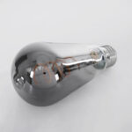 GLOBOSTAR® PEAR 99145 Λάμπα E27 ST64 LED 4W 280lm 360° AC 220-240V IP20 Θερμό Λευκό 2700K Dimmable - Soft S Spiral Filament Chip - Μαύρο Φιμέ - Μ6.4 x Π6.4 x Υ14cm - 3 Χρόνια Εγγύηση - Image 3