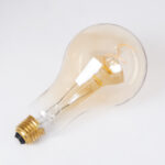 GLOBOSTAR® CHERRY 99164 Λάμπα E27 PS30 LED 4W 280lm 360° AC 220-240V IP20 Ultra Θερμό Λευκό 2200K Dimmable - Soft S Spiral Filament Chip - Μελί - Μ9.5 x Π9.5 x Υ17.5cm - 3 Χρόνια Εγγύηση - Image 4