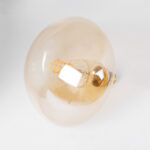 GLOBOSTAR® MUSHROOM 99173 Λάμπα E27 MR200 LED 4W 280lm 360° AC 220-240V IP20 Ultra Θερμό Λευκό 2200K Dimmable - Soft T Spiral Filament Chip - Μελί - Μ20 x Π20 x Υ20cm - 3 Χρόνια Εγγύηση - Image 3