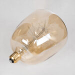 GLOBOSTAR® BARREL 99209 Λάμπα E27 G145 LED 1.6W 140lm 360° AC 220-240V IP20 Ultra Θερμό Λευκό 2200K - Diode HP Filament Chip - Μελί - Μ14.5 x Π14.5 x Υ19cm - 3 Χρόνια Εγγύηση - Image 4
