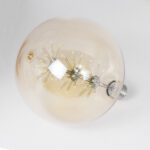 GLOBOSTAR® BALLOON 99210 Λάμπα E27 BLL150 LED 1.6W 140lm 360° AC 220-240V IP20 Ultra Θερμό Λευκό 2200K - Diode HP Filament Chip - Μελί - Μ15 x Π15 x Υ19.5cm - 3 Χρόνια Εγγύηση - Image 4