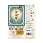 GLOBOSTAR® BALLOON 99210 Λάμπα E27 BLL150 LED 1.6W 140lm 360° AC 220-240V IP20 Ultra Θερμό Λευκό 2200K - Diode HP Filament Chip - Μελί - Μ15 x Π15 x Υ19.5cm - 3 Χρόνια Εγγύηση - Image 6