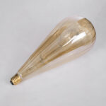GLOBOSTAR® BOMBSHELL 99212 Λάμπα E27 BT125 LED 1.8W 158lm 360° AC 220-240V IP20 Ultra Θερμό Λευκό 2200K Dimmable - Diode HP Filament Chip - Μελί - Μ12.5 x Π12.5 x Υ29cm - 3 Χρόνια Εγγύηση - Image 4