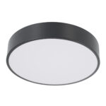 GLOBOSTAR® BURTON 61200-S Μοντέρνο Φωτιστικό Οροφής LED 67W 7370lm 120° AC 220-240V IP20 Ρυθμιζόμενο Λευκό CCT με Χειριστήριο από 2700K έως 6000K Dimmable - Lumileds SMD Chip - Μαύρο Ματ - Μ40 x Π40 x Υ8cm - 3 Χρόνια Εγγύηση - Image 4