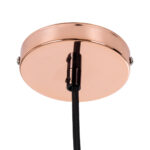 GLOBOSTAR® DOUITO 99422 Μοντέρνο Κρεμαστό Φωτιστικό Οροφής με Ντουί 1 x E27 AC 220-240V IP20 - Χάλκινο - Μ4 x Π4 x Υ110cm - Image 4