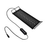 GLOBOSTAR® AQUARIUS 79678 Φωτιστικό Ενυδρείου με Ενσωματωμένο Χειριστήριο LED 12W 600lm 120° AC 220-240V Αδιάβροχο IP44 Πολύχρωμο RGBW Dimmable - Sanan SMD Chip - Μαύρο - Μ30 x Π11 x Υ3cm - 2 Χρόνια Εγγύηση - Image 2