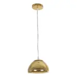 GLOBOSTAR® CRISTIN 999-0037 Μοντέρνο Κρεμαστό Φωτιστικό Οροφής με Ντουί 1 x G4 AC 220-240V IP20 - Χρυσό - Μ18 x Π18 x Υ13cm - Image 3