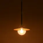 GLOBOSTAR® JOLIET 999-0042 Μοντέρνο Κρεμαστό Φωτιστικό Οροφής με Ντουί 1 x G9 AC 220-240V IP20 - Μαύρο & Χρυσό - Μ20 x Π20 x Y43cm - Image 2