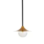 GLOBOSTAR® JOLIET 999-0042 Μοντέρνο Κρεμαστό Φωτιστικό Οροφής με Ντουί 1 x G9 AC 220-240V IP20 - Μαύρο & Χρυσό - Μ20 x Π20 x Y43cm - Image 4