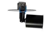 GLOBOSTAR® SARA 999-0058 Χωνευτό Φωτιστικό Οροφής με Ντουί 1 x E27 AC 220-240V IP20 - Μαύρο - Μ8 x Π8 x Υ11cm / Q5.5cm - Image 3