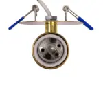 GLOBOSTAR® SARA 999-0060 Χωνευτό Φωτιστικό Οροφής με Ντουί 1 x E27 AC 220-240V IP20 - Χρυσό Πλατίνα - Μ8 x Π8 x Υ11cm / Q5.5cm - Image 2