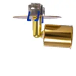 GLOBOSTAR® SARA 999-0060 Χωνευτό Φωτιστικό Οροφής με Ντουί 1 x E27 AC 220-240V IP20 - Χρυσό Πλατίνα - Μ8 x Π8 x Υ11cm / Q5.5cm - Image 3