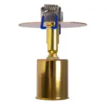 GLOBOSTAR® SARA 999-0060 Χωνευτό Φωτιστικό Οροφής με Ντουί 1 x E27 AC 220-240V IP20 - Χρυσό Πλατίνα - Μ8 x Π8 x Υ11cm / Q5.5cm - Image 5