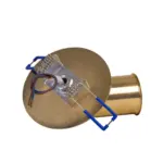 GLOBOSTAR® SARA 999-0060 Χωνευτό Φωτιστικό Οροφής με Ντουί 1 x E27 AC 220-240V IP20 - Χρυσό Πλατίνα - Μ8 x Π8 x Υ11cm / Q5.5cm - Image 6