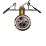GLOBOSTAR® SARA 999-0061 Χωνευτό Φωτιστικό Οροφής με Ντουί 1 x E27 AC 220-240V IP20 - Χρυσό Βούρτσας - Μ8 x Π8 x Υ11cm / Q5.5cm - Image 2