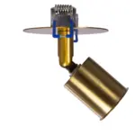 GLOBOSTAR® SARA 999-0061 Χωνευτό Φωτιστικό Οροφής με Ντουί 1 x E27 AC 220-240V IP20 - Χρυσό Βούρτσας - Μ8 x Π8 x Υ11cm / Q5.5cm - Image 4
