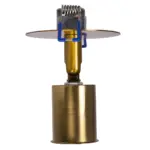 GLOBOSTAR® SARA 999-0061 Χωνευτό Φωτιστικό Οροφής με Ντουί 1 x E27 AC 220-240V IP20 - Χρυσό Βούρτσας - Μ8 x Π8 x Υ11cm / Q5.5cm - Image 5