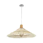 GLOBOSTAR® VENTALIA 999-0067 Boho Κρεμαστό Φωτιστικό Οροφής με Ντουί 1 x E27 AC 220-240V IP20 - Μπεζ - Μ60 x Π60 x Υ30cm - Image 3