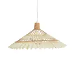 GLOBOSTAR® VENTALIA 999-0067 Boho Κρεμαστό Φωτιστικό Οροφής με Ντουί 1 x E27 AC 220-240V IP20 - Μπεζ - Μ60 x Π60 x Υ30cm - Image 4
