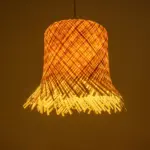 GLOBOSTAR® HAWAII 999-0125 Boho Κρεμαστό Φωτιστικό Οροφής με Ντουί 1 x E27 AC 220-240V IP20 - Μπεζ - Μ30 x Π30 x Υ30cm - Image 2