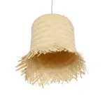 GLOBOSTAR® HAWAII 999-0125 Boho Κρεμαστό Φωτιστικό Οροφής με Ντουί 1 x E27 AC 220-240V IP20 - Μπεζ - Μ30 x Π30 x Υ30cm - Image 5