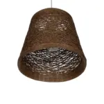 GLOBOSTAR® PLAYROOM 999-0145 Vintage Κρεμαστό Φωτιστικό Οροφής με Ντουί 1 x E27 AC 220-240V IP20 - Καφέ - Μ30 x Π30 x Υ30cm - Image 5