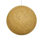 GLOBOSTAR® OCEANA 999-0155 Boho Κρεμαστό Φωτιστικό Οροφής με Ντουί 1 x E27 AC 220-240V IP20 - Μπεζ & Χρυσό - Μ60 x Π60 x Υ60cm - Image 5