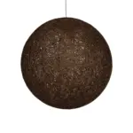 GLOBOSTAR® OCEANA 999-0156 Boho Κρεμαστό Φωτιστικό Οροφής με Ντουί 1 x E27 AC 220-240V IP20 - Καφέ - Μ60 x Π60 x Υ60cm - Image 5