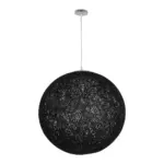 GLOBOSTAR® OCEANA 999-0157 Boho Κρεμαστό Φωτιστικό Οροφής με Ντουί 1 x E27 AC 220-240V IP20 - Μαύρο - Μ60 x Π60 x Υ60cm - Image 3
