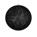 GLOBOSTAR® OCEANA 999-0157 Boho Κρεμαστό Φωτιστικό Οροφής με Ντουί 1 x E27 AC 220-240V IP20 - Μαύρο - Μ60 x Π60 x Υ60cm - Image 4