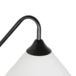GLOBOSTAR® ALESSIA 999-0177 Μοντέρνο Φωτιστικό Τοίχου - Απλίκα με Ντουί 1 x E27 AC 220-240V IP20 - Μπεζ & Μαύρο - Μ18 x Π26 x Υ29cm - Image 5