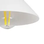 GLOBOSTAR® ALESSIA 999-0177 Μοντέρνο Φωτιστικό Τοίχου - Απλίκα με Ντουί 1 x E27 AC 220-240V IP20 - Μπεζ & Μαύρο - Μ18 x Π26 x Υ29cm - Image 6