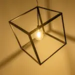 GLOBOSTAR® CUBE 999-0215 Μοντέρνο Κρεμαστό Φωτιστικό Οροφής με Ντουί 1 x E27 AC 220-240V IP20 - Μαύρο - Μ70 x Π70 x Υ87cm - Image 2