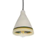 GLOBOSTAR® BEVIN 999-0219 Μοντέρνο Κρεμαστό Φωτιστικό Οροφής με Ντουί 1 x E27 AC 220-240V IP20 - Πολύχρωμο - Μ17 x Π17 x Υ21,5cm