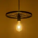 GLOBOSTAR® CASTOR 999-0228 Vintage Κρεμαστό Φωτιστικό Οροφής με Ντουί 1 x E27 AC 220-240V IP20 - Μαύρο - Μ30 x Π30 x Υ11cm - Image 2