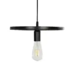 GLOBOSTAR® CASTOR 999-0228 Vintage Κρεμαστό Φωτιστικό Οροφής με Ντουί 1 x E27 AC 220-240V IP20 - Μαύρο - Μ30 x Π30 x Υ11cm - Image 3