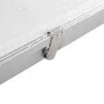 GLOBOSTAR® VIGAS 999-0250 Γραμμικό Βιομηχανικό Φωτιστικό Σκαφάκι Tri-Proof με Μεταλλικά Clips για 2 x Λάμπες T8 G13 90cm Τύπου Φθορίου LED Τροφοδοσίας Ενός Άκρου 120° AC 220-240V Αδιάβροχο IP65 - Γκρι με Διάφανο Κάλυμμα Πλαστικό PC - Μ100 x Π15 x Υ10cm - Image 6