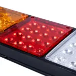 GLOBOSTAR® ARROWLIGHT 999-0261 Πίσω Φανάρι Οχημάτων Βέλος LED 9W 360lm 180° DC 24V Αδιάβροχο IP66 Πορτοκαλί & Κόκκινο & Ψυχρό Λευκό 6000K - Μ32 x Π3.5 x Υ14cm - Πακέτο 2 Τεμαχίων - 1 Χρόνο Εγγύηση - Image 5